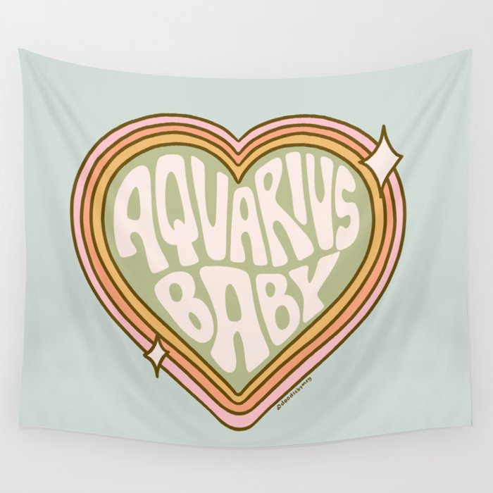 Aquarius Baby Wall Tapestry Gallery Image 4