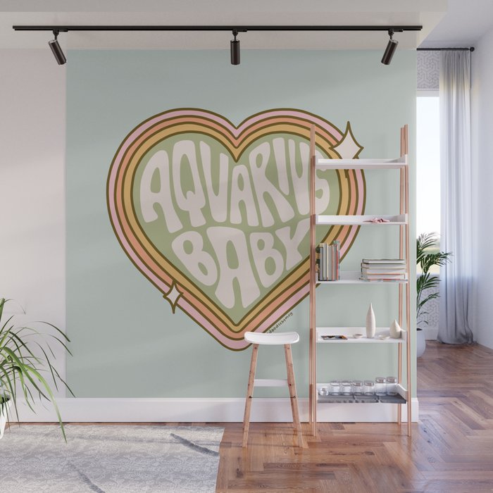 Aquarius Baby Wall Mural Gallery Image 1