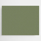 Moss Green Sage Solid Color  Jigsaw Puzzle Gallery Image 1