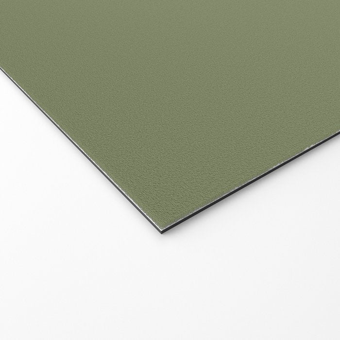 Moss Green Sage Solid Color  Welcome Mat Gallery Image 2
