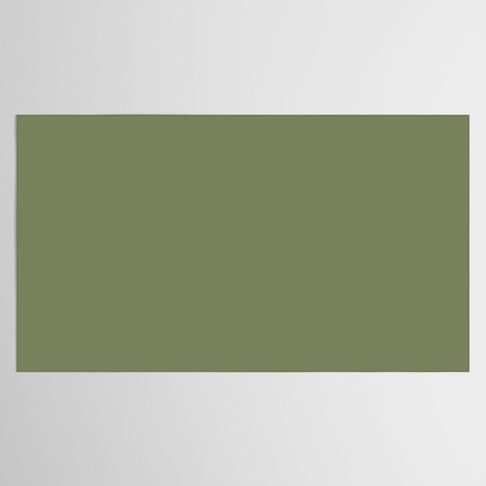 Moss Green Sage Solid Color  Tablecloth Gallery Image 2