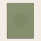 Moss Green Sage Solid Color  Notebook Gallery Image 4