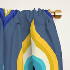 Mystic Evil Eyes Pattern Window Curtain Gallery Image 2