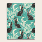 Jackalope - teal & black Notebook Gallery Image 4