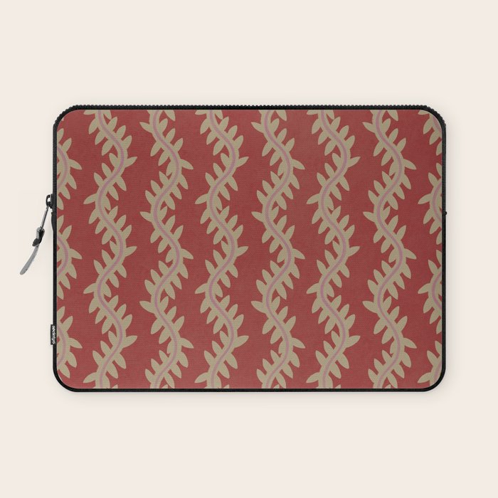 Parallel Wheatberry Vines Laptop Sleeve Gallery Image 1