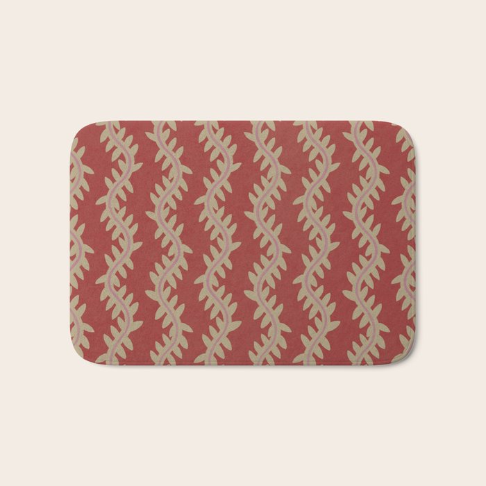 Parallel Wheatberry Vines Bath Mat Gallery Image 1