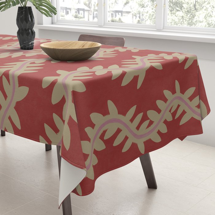 Parallel Wheatberry Vines Tablecloth Gallery Image 3