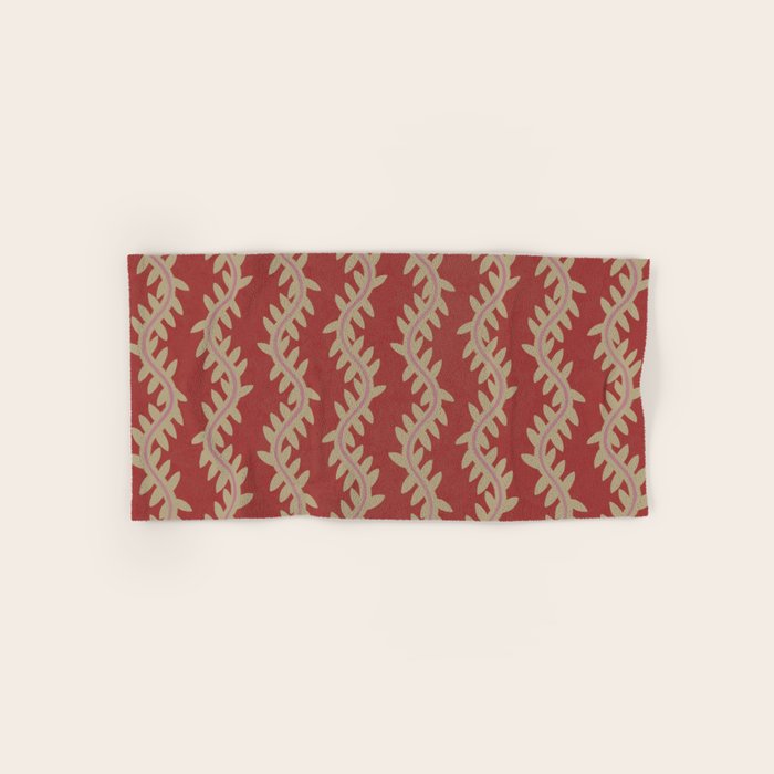 Parallel Wheatberry Vines Bath Towel Gallery Image 1