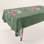 Folk Art Beetle Tablecloth Gallery Image 1