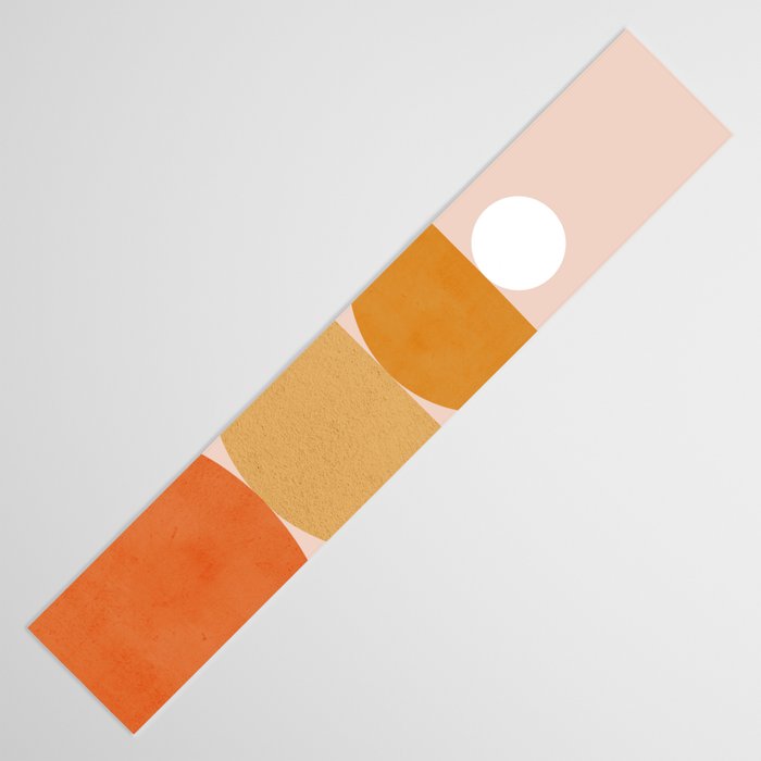 Abstraction Circles Balance Modern Minimalism 007 Table Runner Gallery Image 3