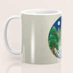 Five peaks of the sun and moon : Kingâs painting (Minhwa-Korean folk art) Coffee Mug Gallery Image 3