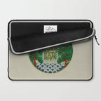 Five peaks of the sun and moon : Kingâs painting (Minhwa-Korean folk art) Laptop Sleeve Gallery Image 2