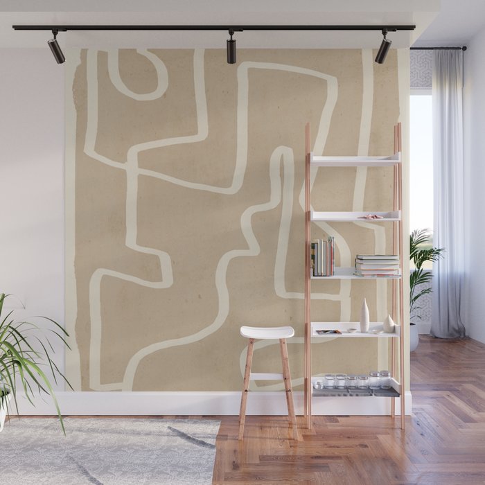 Abstract line art 143 Wall Mural Gallery Image 1