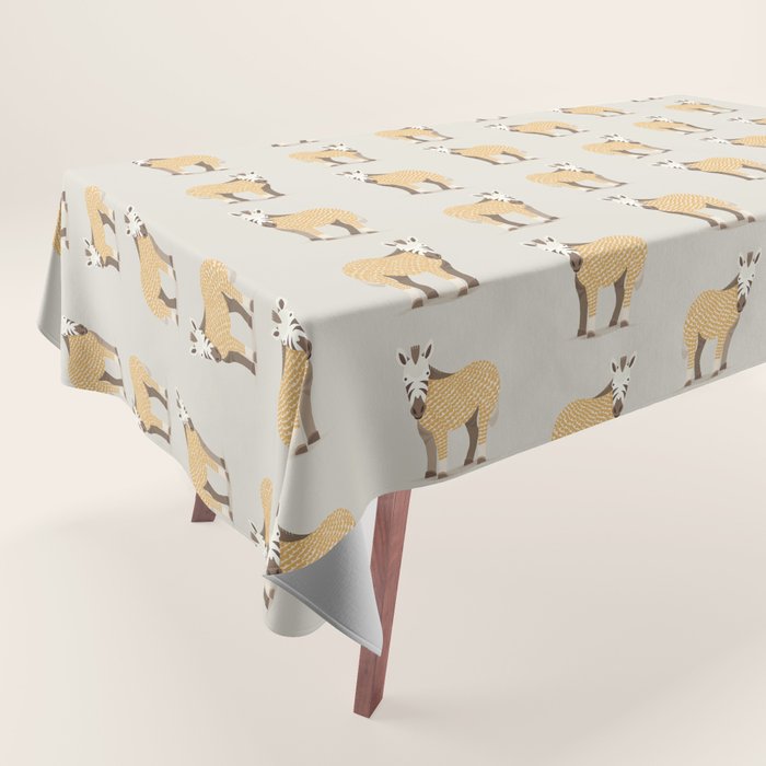 Whimsical Zebra Tablecloth Gallery Image 1