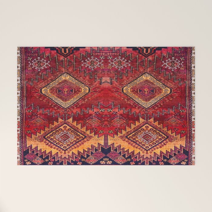 Berber Oiental Traditional North African Moroccan Style Welcome Mat Gallery Image 1