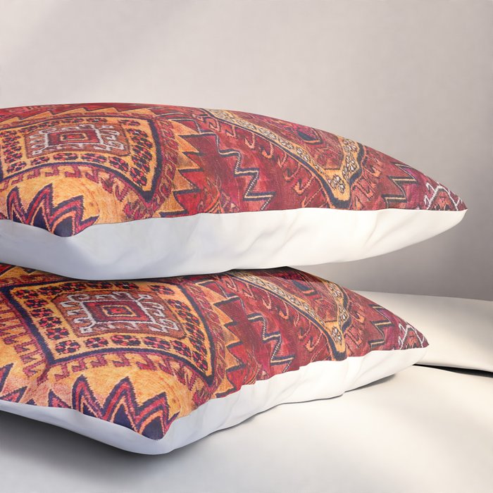 Berber Oiental Traditional North African Moroccan Style Pillow Sham Gallery Image 3