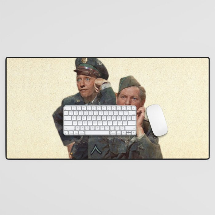 Wallace & Davis (White Christmas) Desk Mat Gallery Image 1