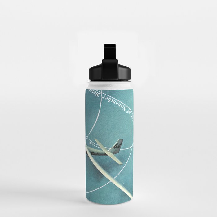 Longing (to travel again) Water Bottle Gallery Image 2