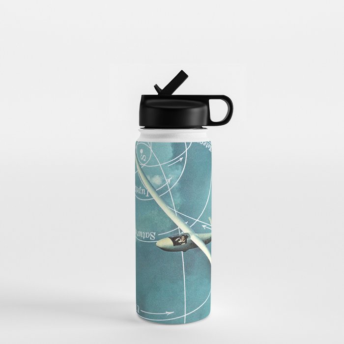 Longing (to travel again) Water Bottle Gallery Image 1