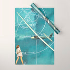 Longing (to travel again) Wrapping Paper Gallery Image 1