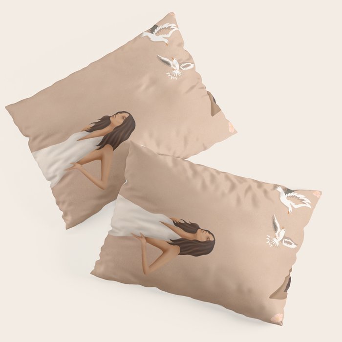 New White Dress Pillow Sham Gallery Image 3