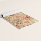 William Morris & Jane Morris Antique Honeysuckle Yoga Mat Gallery Image 2