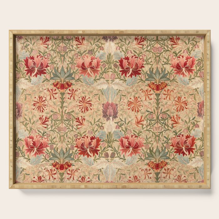 William Morris & Jane Morris Antique Honeysuckle Serving Tray Gallery Image 1