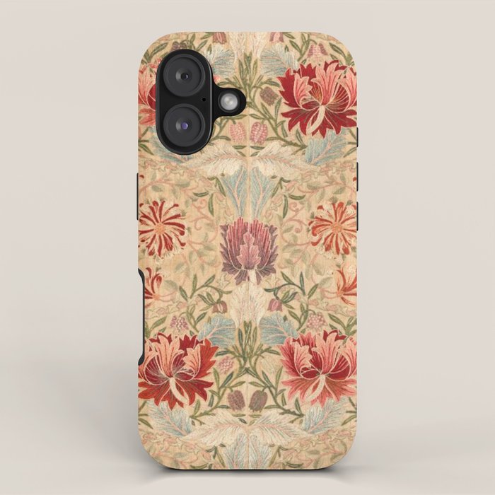 William Morris & Jane Morris Antique Honeysuckle iPhone Case Gallery Image 1