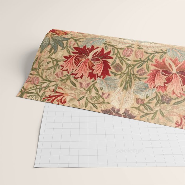 William Morris & Jane Morris Antique Honeysuckle Wrapping Paper Gallery Image 2