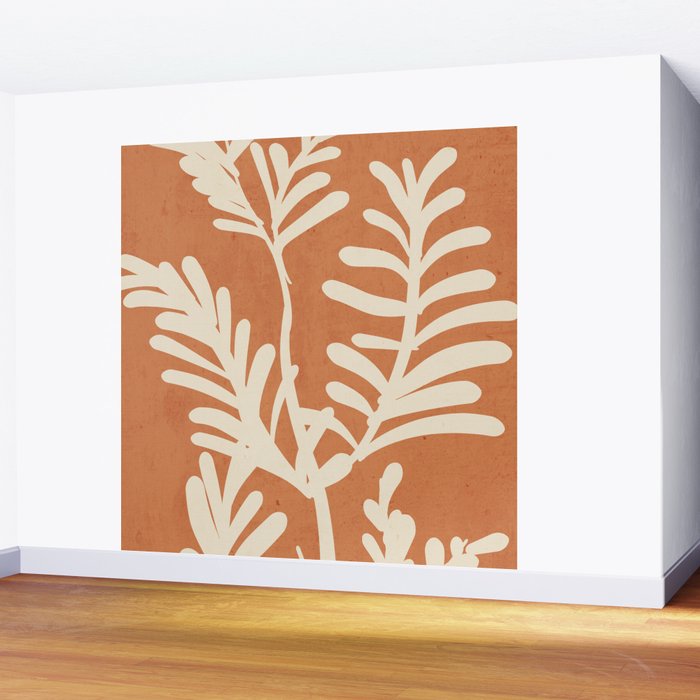 Abstract Minimal -Plant 6 Wall Mural Gallery Image 2