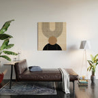 Mid Century Modern Abstract Art 10 Wood Wall Art Gallery Image 2