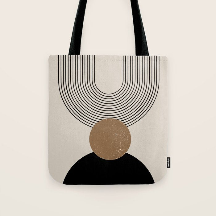 Mid Century Modern Abstract Art 10 Tote Bag Gallery Image 1