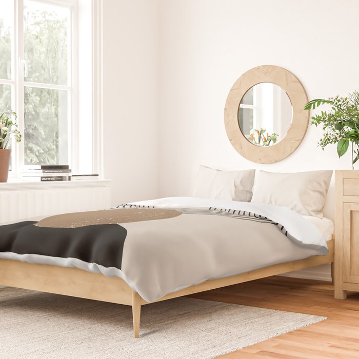 Mid Century Modern Abstract Art 10 Duvet Cover Gallery Image 2