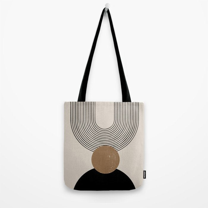 Mid Century Modern Abstract Art 10 Tote Bag Gallery Image 2