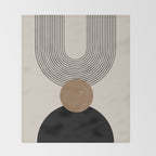 Mid Century Modern Abstract Art 10 Throw Blanket Gallery Image 2