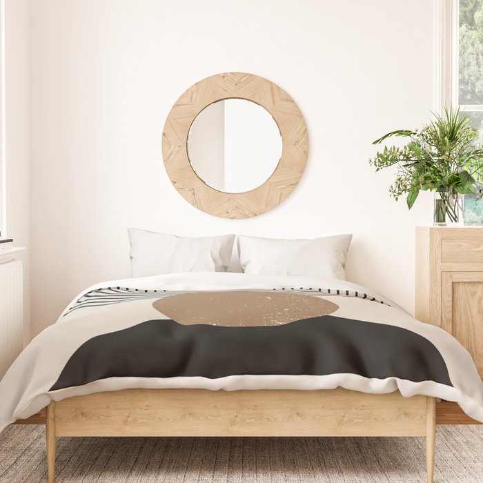 Mid Century Modern Abstract Art 10 Duvet Cover Gallery Image 3