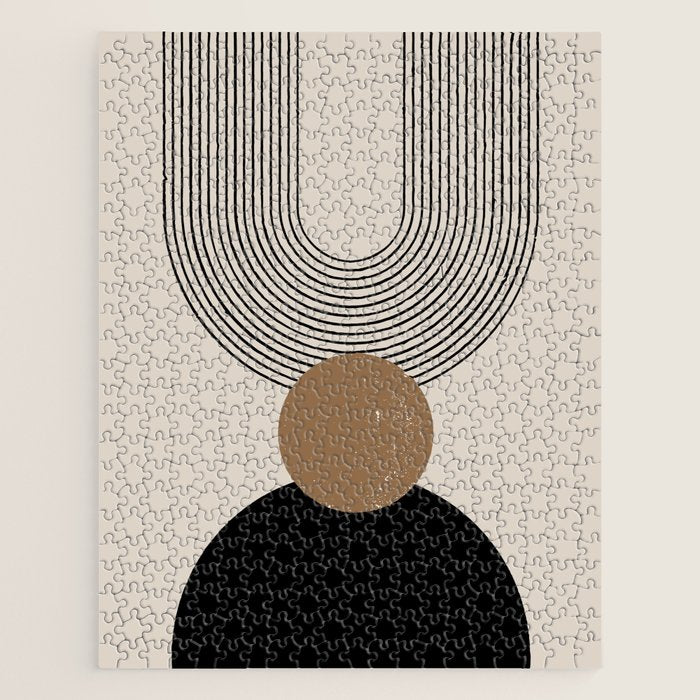 Mid Century Modern Abstract Art 10 Jigsaw Puzzle Gallery Image 1