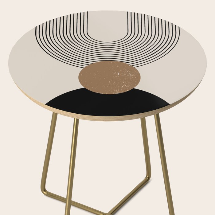 Mid Century Modern Abstract Art 10 Side Table Gallery Image 2