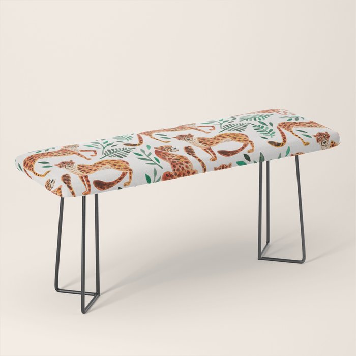Cheetah Collection - Orange & Green Palette Bench Gallery Image 1