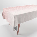 Elegant rose gold pink gradient glitter Tablecloth Gallery Image 1