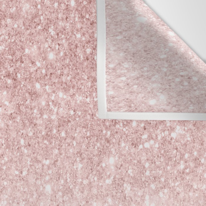 Elegant rose gold pink gradient glitter Wall Tapestry Gallery Image 3
