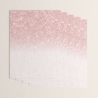 Elegant rose gold pink gradient glitter Wrapping Paper Gallery Image 3