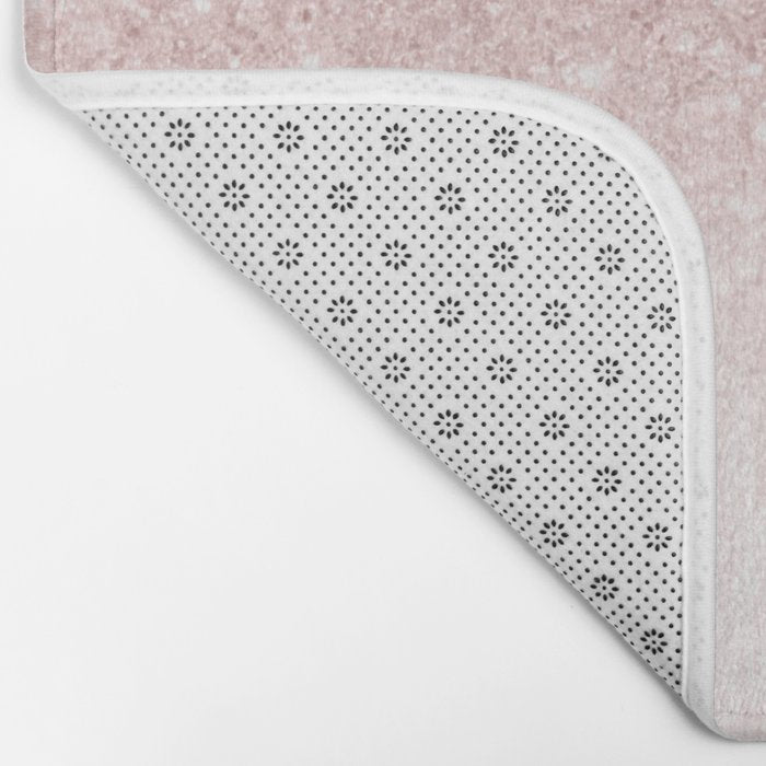 Elegant rose gold pink gradient glitter Bath Mat Gallery Image 2
