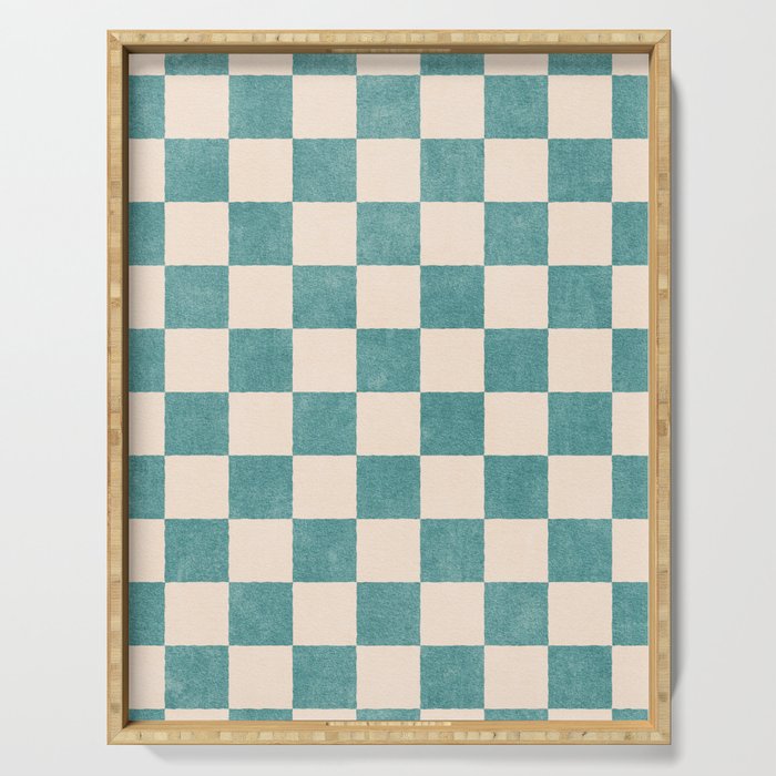 CHECKER - 001 - Opal Serving Tray Gallery Image 1