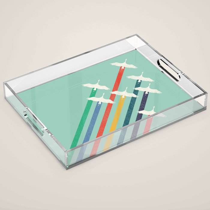 The Cranes Acrylic Tray Gallery Image 1