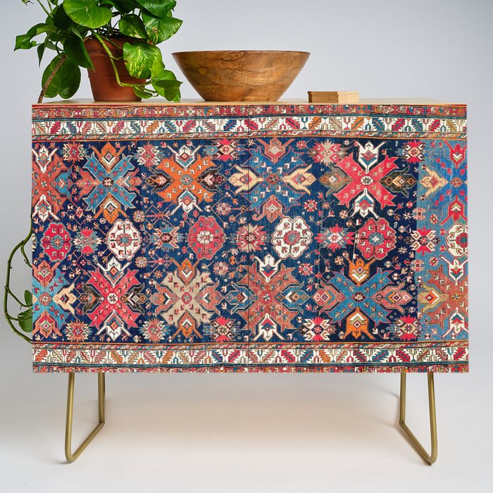 Derbent Daghestan Northeast Caucasus Rug Print Credenza Gallery Image 1