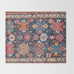 Derbent Daghestan Northeast Caucasus Rug Print Throw Blanket Gallery Image 2