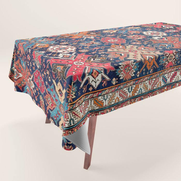 Derbent Daghestan Northeast Caucasus Rug Print Tablecloth Gallery Image 1