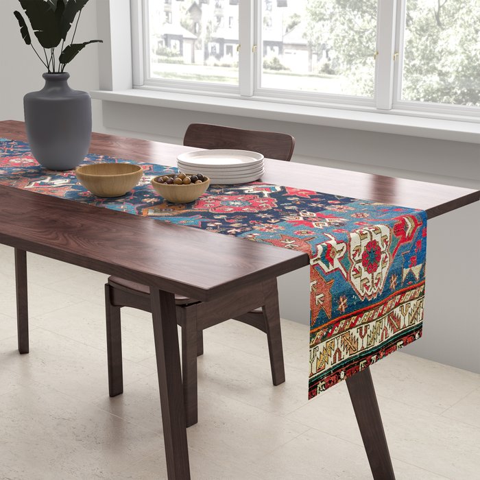 Derbent Daghestan Northeast Caucasus Rug Print Table Runner Gallery Image 2