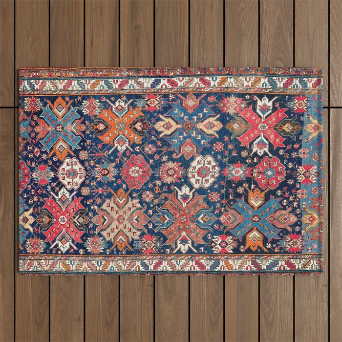 Derbent Daghestan Northeast Caucasus Rug Print Outdoor Rug Gallery Image 1